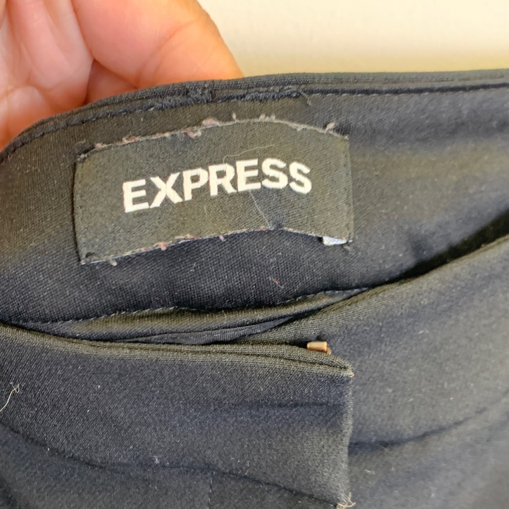 Express Black Straight Leg Pants - Picture 2 of 5